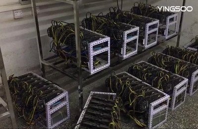 A sprawling cryptocurrency mining farm in Kenya optimized for energy efficiency and cooling