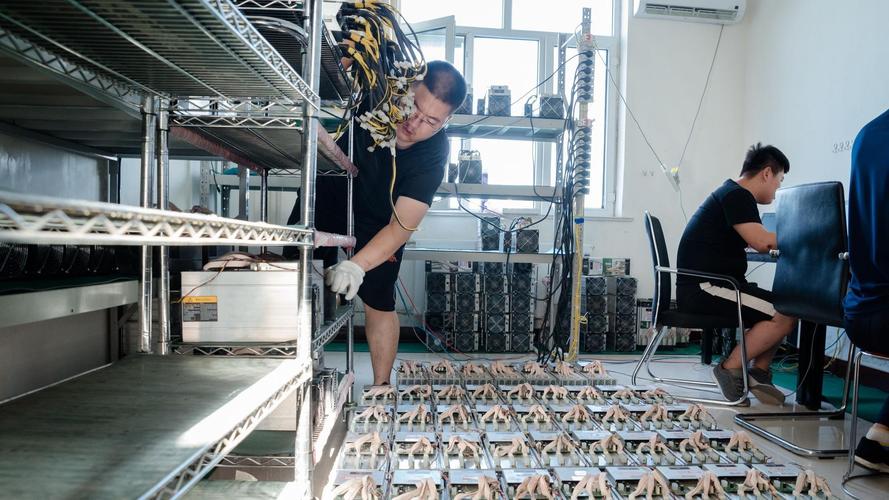 An illustration of advanced mining rigs in action, showcasing their role in cryptocurrency extraction