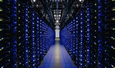 An intricate view of a modern mining rig setup, optimized for Dogecoin and ready for hosting in the Netherlands